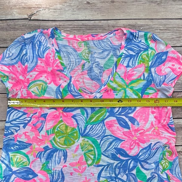 Lilly Pulitzer V-Neck Tee - Picture 6 of 9